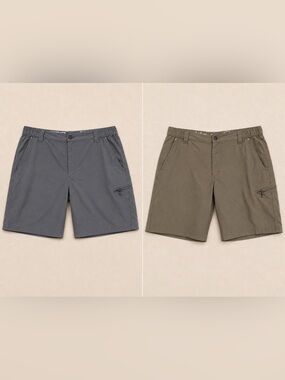 Wrangler Outdoor Shorts Bundle Men’s Size 34 Gray Brown Performance Hiking